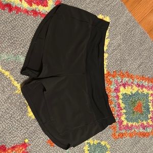 Lululemon Low-Rise Speed Up Shorts 2.5 Inch, Color:Black, Size:6